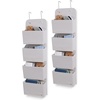 image:imageDelta Children  babyGap 2Pack Over the Door Storage Organizer with 4 Pockets GreyGrey