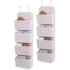 image:imageDelta Children  babyGap 2Pack Over the Door Storage Organizer with 4 Pockets GreyPink