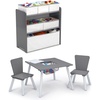image:imageDelta Children 4Piece Toddler Playroom Set PinkWhiteGreyWhite
