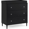 image:imageDelta Children Bowie 4in1 Convertible Acrylic Crib  Greenguard Gold Certified Black EbonyDresser