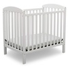 image:imageDelta Children Emery Mini Convertible Baby Crib with 275inch Mattress Bianca White