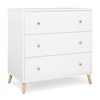 image:imageDelta Children Essex 3 Drawer Dresser with Interlocking Drawers Bianca WhiteNaturalBianca WhiteNatural