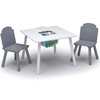 image:imageDelta Children Finn Table and Chair Set with Storage WhiteGrey