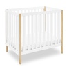 image:imageDelta Children Gio Mini Crib with 275 Mattress Included EbonyNaturalBianca WhiteNatural