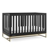 image:imageDelta Children Jade 4in1 Convertible Crib  Greenguard Gold Certified Bianca WhiteBronzeEbonyBronze