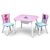 image:imageDelta Children Kids Table and Chair Set with Storage 2 Chairs Included  Ideal for Arts amp Crafts Snack Time Homeschooling Homework amp More Peppa PigTrolls World Tour