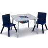 image:imageDelta Children Kids Table and Chair Set with Storage Basket  Toddler Activity Desk for Arts Crafts amp Play Snacks amp Learning  2 Chairs Included Sturdy Wood GREENGUARD Gold Certified Ages 36GreyBlue