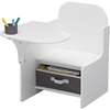 image:imageDelta Children MySize Chair Desk With Storage Bin GreyBianca White