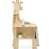 image:imageDelta Children Rainbow Bookcase  Greenguard Gold Certified Kids Bookshelf and Toy Storage Montessori Bookcase for Playroom Nursery and Classroom Colorful Kids Book Shelf Natural FinishGiraffe