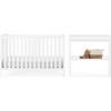 image:imageDelta Children Ruby 6in1 Convertible Crib amp Changing Table 2Piece Set  Greenguard Gold Certified Bianca White