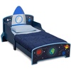 image:imageDelta Children Space Adventures Rocket Ship Wood Toddler Bed  Greenguard Gold Certified BlueToddler Bed