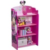 image:imageDelta Children Wooden Playhouse 4Shelf Bookcase for Kids PAW PatrolMinnie Mouse