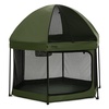 image:imageJeep Hexagon Pop Up Play Yard with Removable Canopy  Ideal for Indoor and Outdoor Use Olive GreenOlive Green
