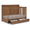 image:imageSimmons Kids Logan 6in1 Convertible Crib with Underdrawer  Greenguard Gold Certified ChestnutChestnut