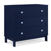 image:imagebabyGap Legacy 3 Drawer Dresser with Interlocking Drawers by Delta Children NavyLight BlueNavyLight Blue