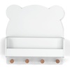 image:imagebabyGap by Delta Children Brannan Bear Wall Shelf with 4 Hooks WhiteWhite