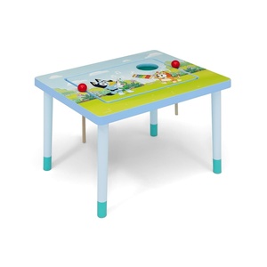 image:imageBluey Compact Play amp Learn Sensory Table  Includes Musical Instruments  Use as Sand TableSensory TableActivity TableMontessori Toy Blue