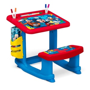 image:imageCoComelon Draw and Play Desk by Delta Children  Includes 10 Markers and Coloring Book BlueMickey Mouse
