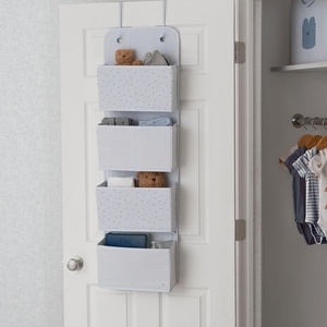 image:imageDelta Children  babyGap 2Pack Over the Door Storage Organizer with 4 Pockets GreyBlue