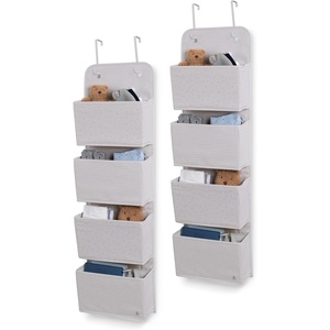 image:imageDelta Children  babyGap 2Pack Over the Door Storage Organizer with 4 Pockets GreyGrey