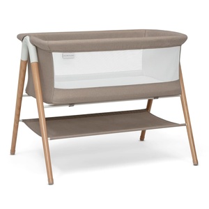 image:imageDelta Children Bondi Beechwood By The Bed Bassinet with PureAir Breathable Mesh Sheet and FSCCertified Wood TanBassinet