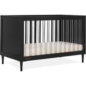 image:imageDelta Children Bowie 4in1 Convertible Acrylic Crib  Greenguard Gold Certified Black EbonyCrib