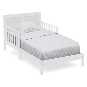 image:imageDelta Children Collins Wood Toddler Bed Greenguard Gold Certified Bianca White