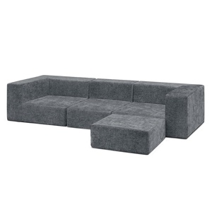 image:imageDelta Children Cozee 4Piece Sectional Sofa Set 20D x 20W x 155H Grey4Piece Sectional Sofa Set
