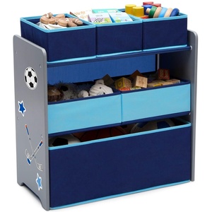 image:imageDelta Children Design and Store 6 Bin Toy Organizer WhitePinkGreyBlue