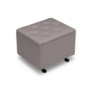 image:imageDelta Children Diamond Tufted Gliding Ottoman French GreyFrench Grey
