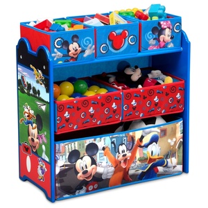image:imageDelta Children Disney Minnie Mouse 6 Bin Design and Store Toy OrganizerMickey Mouse Hot Dog Hill