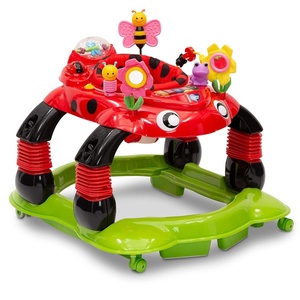 image:imageDelta Children Lil Play Station 4in1 Activity Walker  Rocker Activity Center Bouncer Walker  Adjustable Seat Height  Fun Toys for Baby Sadie the LadybugSadie the Ladybug