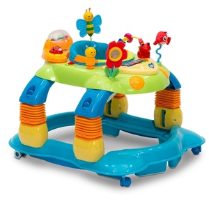 image:imageDelta Children Lil Play Station 4in1 Activity Walker  Rocker Activity Center Bouncer Walker  Adjustable Seat Height  Fun Toys for Baby Sadie the LadybugBlue
