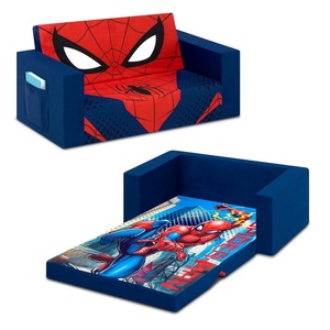 image:imageDelta Children Marvel Black Panther Cozee FlipOut Sofa with Memory Foam  2in1 Convertible Sofa to Lounger BlackSpiderMan