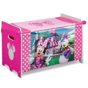 image:imageDelta Children Marvel Spidey and His Amazing Friends Toy Box with Retractable Fabric Top BlueMinnie Mouse