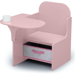 image:imageDelta Children MySize Chair Desk With Storage Bin GreyDusty Rose