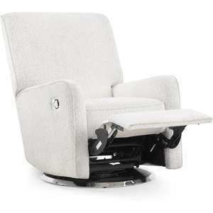 image:imageDelta Children Nest Nursery Swivel Recliner  Fabric is GREENGUARD Gold Certified and OekoTEX Standard 100  Upholstered in a Unique Chenille Yarn for Blanket Like Softness FogOyster