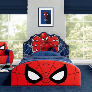 image:imageDelta Children PAW Patrol Upholstered Twin Bed BlueMarvel Spiderman