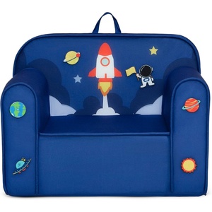 image:imageDelta Children Personalized Mix amp Match Cozee Kids Chair with Interchangeable Patches RainbowSpace