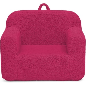 image:imageDelta Children Personalized Sherpa Cozee Chair  Customize with Name  Foam Kids Chair for Ages 18 Months and Up Hot PinkHot Pink