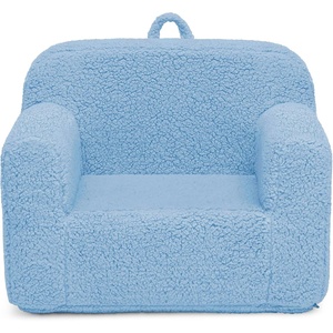image:imageDelta Children Personalized Sherpa Cozee Chair  Customize with Name  Foam Kids Chair for Ages 18 Months and Up Hot PinkPowder Blue