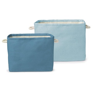 image:imageDelta Children Set of Two Large Rectangle Totes Blue