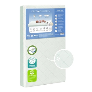 image:imageDelta Children Starlit Sky 2Stage Crib and Toddler Mattress for Infants amp Toddlers  Removable Machine Washable Mattress Cover  Waterproof  GREENGUARD Gold  Made in USA GreenGreen
