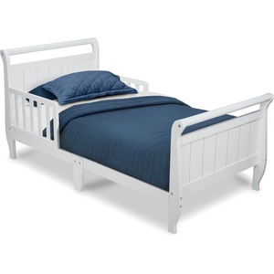 image:imageDelta Children Wood Sleigh Toddler Bed GreyWhite