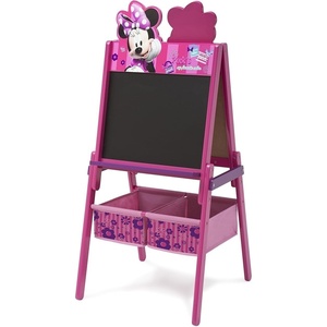 image:imageDelta Children Wooden DoubleSided Easel with Storage  Greenguard Gold Certified Disney Mickey MouseDisney Minnie Mouse