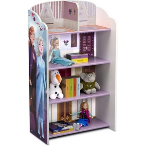 image:imageDelta Children Wooden Playhouse 4Shelf Bookcase for Kids PAW PatrolFrozen II