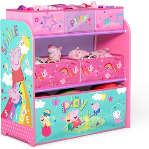 image:imageDisney Frozen II 6 Bin Design and Store Toy Organizer by Delta Children Greenguard Gold CertifiedPeppa Pig