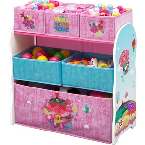 image:imageDisney Frozen II 6 Bin Design and Store Toy Organizer by Delta Children Greenguard Gold CertifiedTrolls World Tour