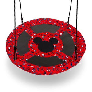 image:imageDisney Mickey Mouse 40Inch Saucer Swing for Kids by Delta Children  Attaches to Swing Sets or Trees  Includes All Necessary Hanging Hardware amp Rope