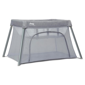 image:imageJeep Horizon Compact Travel 2in1 Play Yard and Bassinet BlackLight Grey